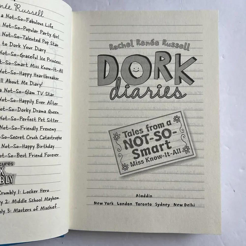 Dork Diaries 5 Tales from a Not So Smart Miss Know It All Hardcover